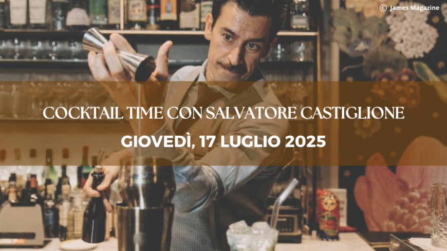 17 luglio 2025: Cocktail Time agrumi & orto con Salvatore Castiglione