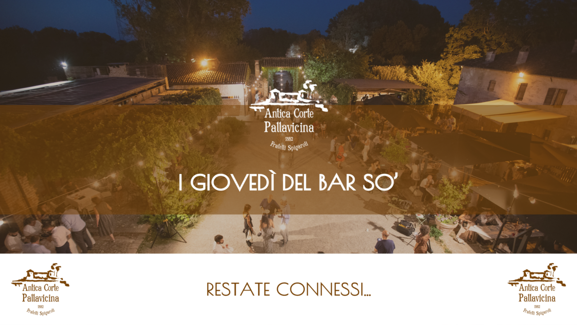 PROSSIMAMENTE: I giovedì del Bar So’ 2027